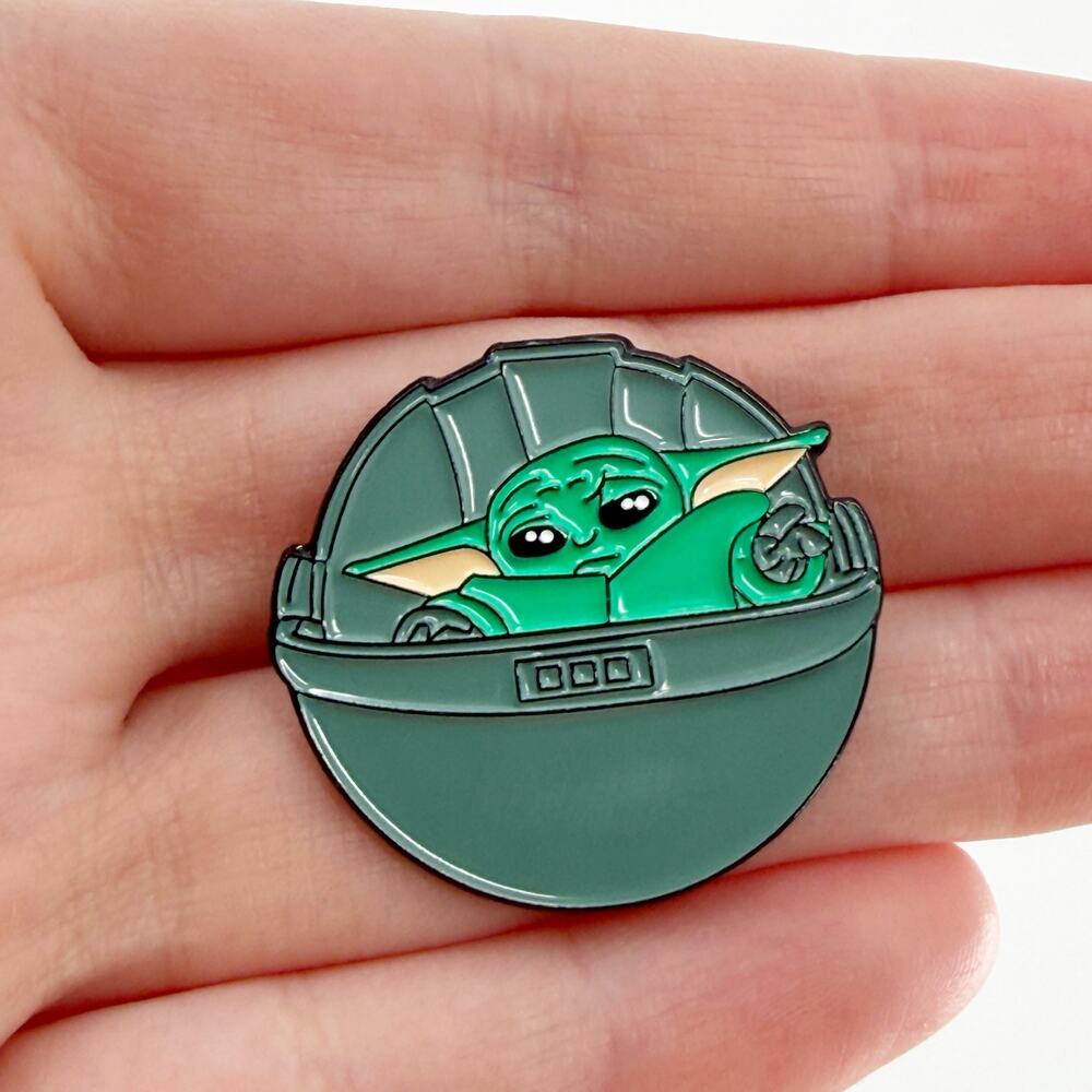 The Mandalorian Grogu Soft Enamel Pin